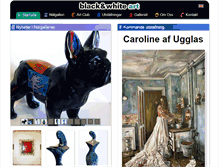 Tablet Screenshot of blackandwhiteart.se